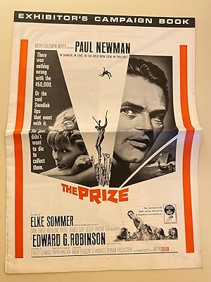 Imagen del vendedor de The Prize Pressbook 1963 Paul Newman, Elke Sommer a la venta por AcornBooksNH