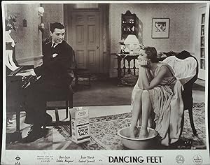 Image du vendeur pour Dancing Feet 8 x 10 English FOH Lobby Card 1936, Joan Marsh, Scarce! mis en vente par AcornBooksNH