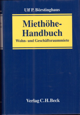 Seller image for Miethhe-Handbuch. for sale by Antiquariat Jenischek