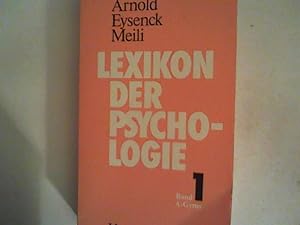Imagen del vendedor de Lexikon der Psychologie Band 1 a la venta por ANTIQUARIAT FRDEBUCH Inh.Michael Simon