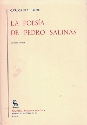 Seller image for LA POESA DE PEDRO SALINAS for sale by Librera Torren de Rueda