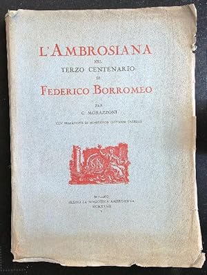 Imagen del vendedor de L'Ambrosiana nel terzo centenario di Federico Borromeo (da rilegare) a la venta por Miliardi di Parole