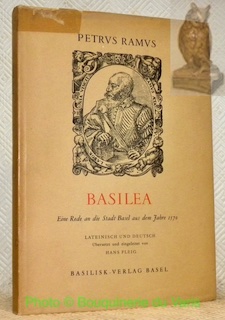 Bild des Verkufers fr Basilea. Eine Rede an die Stadt Basel aus dem Jahre 1570. Lateinisch und deutsch bersetzt und eingeleitet von Hans Fleig. zum Verkauf von Bouquinerie du Varis