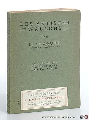 Imagen del vendedor de Les Artistes Wallons. a la venta por Emile Kerssemakers ILAB