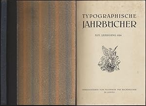 Typographische Jahrbücher, XLV. Jahrgang 1924. Heft 8 und Heft 12.