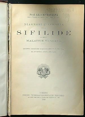 Immagine del venditore per Diagnosi e terapia della sifilide venduto da Miliardi di Parole