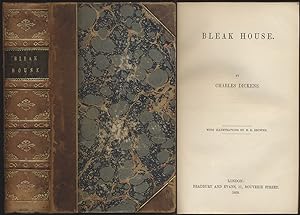 Bleak house. With illustrations by H. K. Browne. [Erstausgabe / first edition.]