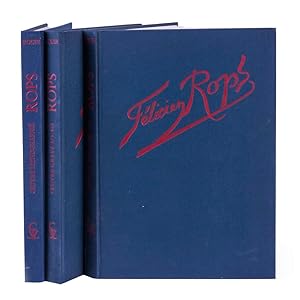 FÉLICIEN ROPS CATALOGUE RAISONNÉ DE L'OEUVRE GRAVÉ ET LITHOGRAPHIÉ TÔME I-II-III PAR EUGÈNE ROUIR