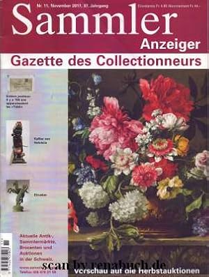 Sammler Anzeiger Nr. 11, 37. Jahrgang Gazette des Collectionneurs