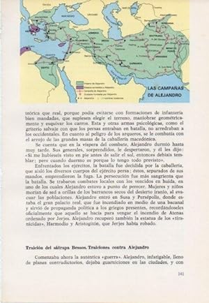 Immagine del venditore per LAMINA V15392: Mapa de las campaas de Alejandro venduto da EL BOLETIN
