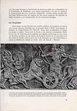 Seller image for LAMINA V15363: Relieve del rey Assurnasirpal montado en su carro for sale by EL BOLETIN