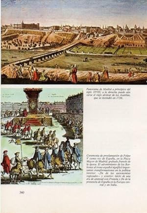 Seller image for LAMINA V15490: Madrid a principios del siglo XVIII for sale by EL BOLETIN