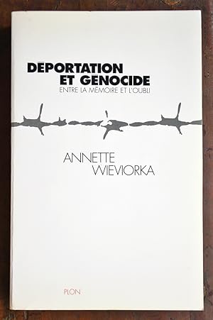Seller image for DPORTATION ET GNOCIDE Entre la mmoire et l'oubli. for sale by Librairie l'Art et l'Affiche