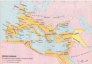 LAMINA V15421: Mapa del imperio romano
