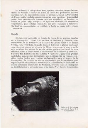 Seller image for LAMINA V15451: Cabeza de Jaime I el Conquistador for sale by EL BOLETIN