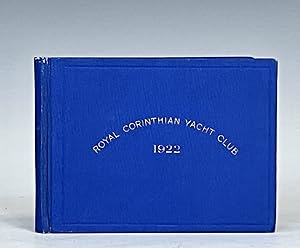 Royal Corinthian Yacht Club 1922 Handbook