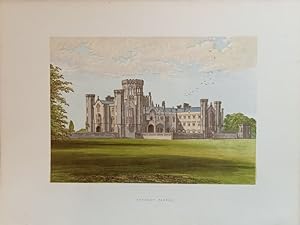 Studley Castle - Originalfarbholzstich. Aus: Morris, F.O. (Ed.): A Series of Picturesque Views of...