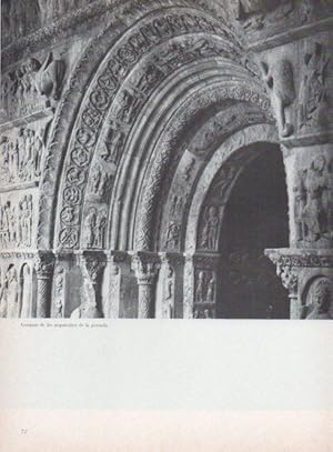 Image du vendeur pour LAMINA V15274: Portada de Santa Maria de Ripoll. Arquivoltes mis en vente par EL BOLETIN