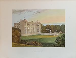 Powerscourt - Originalfarbholzstich nach A.F. Lydon. Aus: Morris, F.O. (Ed.): A Series of Picture...