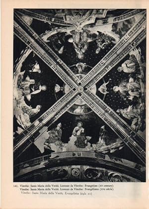 Bild des Verkufers fr LAMINA V14787: Frescos de la Iglesia de Santa Maria della Verita en Viterbo zum Verkauf von EL BOLETIN