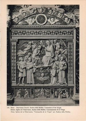 Bild des Verkufers fr LAMINA V14789: Coronacion de la Virgen en Iglesia de la Observancia, Siena zum Verkauf von EL BOLETIN