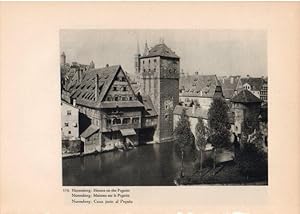 Bild des Verkufers fr LAMINA V14882: Casas junto al Pegnitz en Nuremberg zum Verkauf von EL BOLETIN