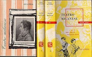 TEATRO MILANESE - O. Vergani, F. Rosti - GUANDA 1958 - 2 VOLUMI