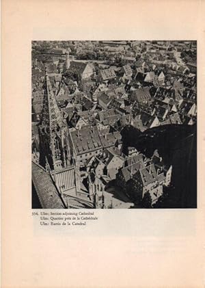 Bild des Verkufers fr LAMINA V14875: Barrio de la Catedral de Ulm, Alemania zum Verkauf von EL BOLETIN