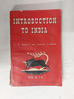 Imagen del vendedor de Introduction To India a la venta por Cambridge Rare Books