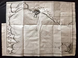 Carte du Golfe de Caillery en l'Isle de Sardaigne contenent depuis le Cap de poulle iusques au Ca...