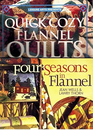 Imagen del vendedor de QUICK COZY FLANNEL QUILTS & FOUR SEASONS IN FLANNEL SET OF 2 QUILT BOOKS a la venta por Z-A LLC