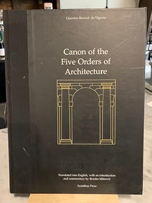 Seller image for Canon of the Five Orders of Architecture for sale by Bad Animal