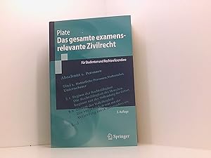 Bild des Verkufers fr Das gesamte examensrelevante Zivilrecht: Fr Studenten und Rechtsreferendare (Springer-Lehrbuch) zum Verkauf von Book Broker