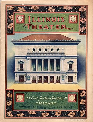 Illinois Theatre: Charles Frohman Presents Otis Skinner in a Play in Four Acts, The Silent Voice ...