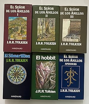 Imagen del vendedor de El Seor de los Anillos I, II y II + Apndices + El Hobbit + El Silmarillion (Obra Completa) a la venta por Nk Libros