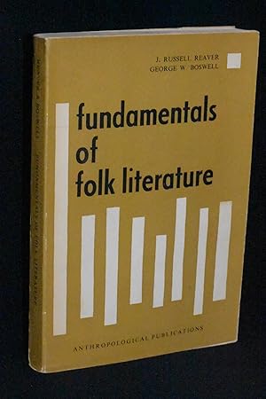 Imagen del vendedor de Fundamentals of Folk Literature a la venta por Books by White/Walnut Valley Books