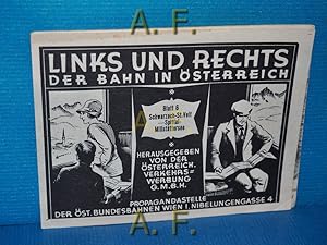 Bild des Verkufers fr Links und rechts der Bahn in sterreich, Blatt 6 : Schwarzach-St. Velt - Spittal-Millstttersee. zum Verkauf von Antiquarische Fundgrube e.U.