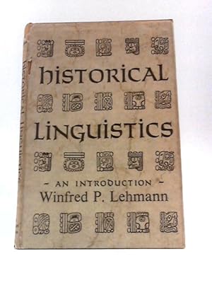 Seller image for Historical Linguistics. An Introduction for sale by World of Rare Books