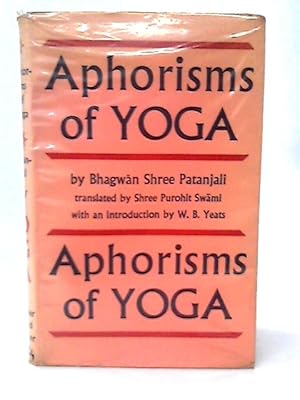 Bild des Verkufers fr Aphorism of Yoga zum Verkauf von World of Rare Books