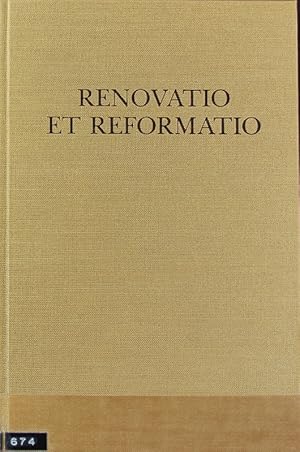 Imagen del vendedor de Renovatio et reformatio : wider das Bild vom 'finsteren' Mittelalter ; Festschrift fr Ludwig Hdl zum 60. Geburtstag berreicht von Freunden sowie Kollegen und Schlern. a la venta por Antiquariat Bookfarm