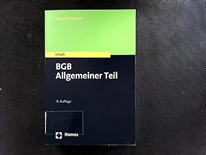 Seller image for BGB: Allgemeiner Teil (NomosStudium). for sale by Antiquariat Bookfarm