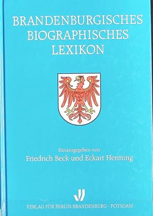 Bild des Verkufers fr Brandenburgisches Biographisches Lexikon : BBL. Einzelverffentlichung der Brandenburgischen Historischen Kommission e.V. ; 5. zum Verkauf von Antiquariat Bookfarm