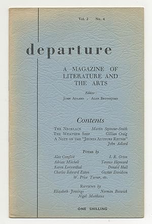 Bild des Verkufers fr Departure - Vol. 2, No. 4 zum Verkauf von Between the Covers-Rare Books, Inc. ABAA