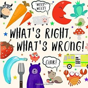 Bild des Verkufers fr What's Right, What's Wrong!: A Fun Guessing Game for 2-4 year olds zum Verkauf von WeBuyBooks
