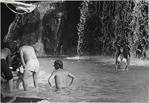 Bild des Verkufers fr Le Magnifique [The Man from Acapulco] (Two original photographs from the 1973 film) zum Verkauf von Royal Books, Inc., ABAA