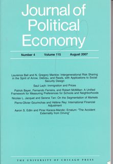 Journal of Political Economy Vol. 115, No. 4 August 2007