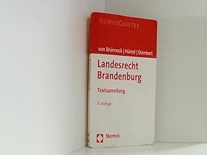 Immagine del venditore per Landesrecht Brandenburg: Textsammlung - Rechtsstand: 1. August 2017 venduto da Book Broker