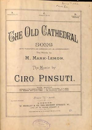 The Old Cathedral. Song (with pianoforte and harmonium (ad lib.) accompaniment). The words by M. ...