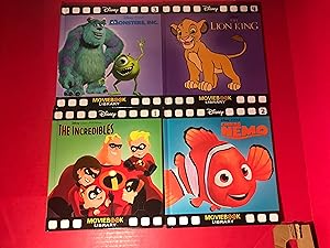 Moviebook Library: The Incredibles; Nemo; Monsters, Inc: Lion King; Toy Story 2; Stitch!; Bug's L...