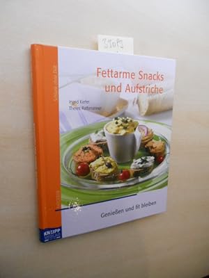 Bild des Verkufers fr Fettarme Snacks und Aufstriche. Genieen und fit bleiben. zum Verkauf von Klaus Ennsthaler - Mister Book